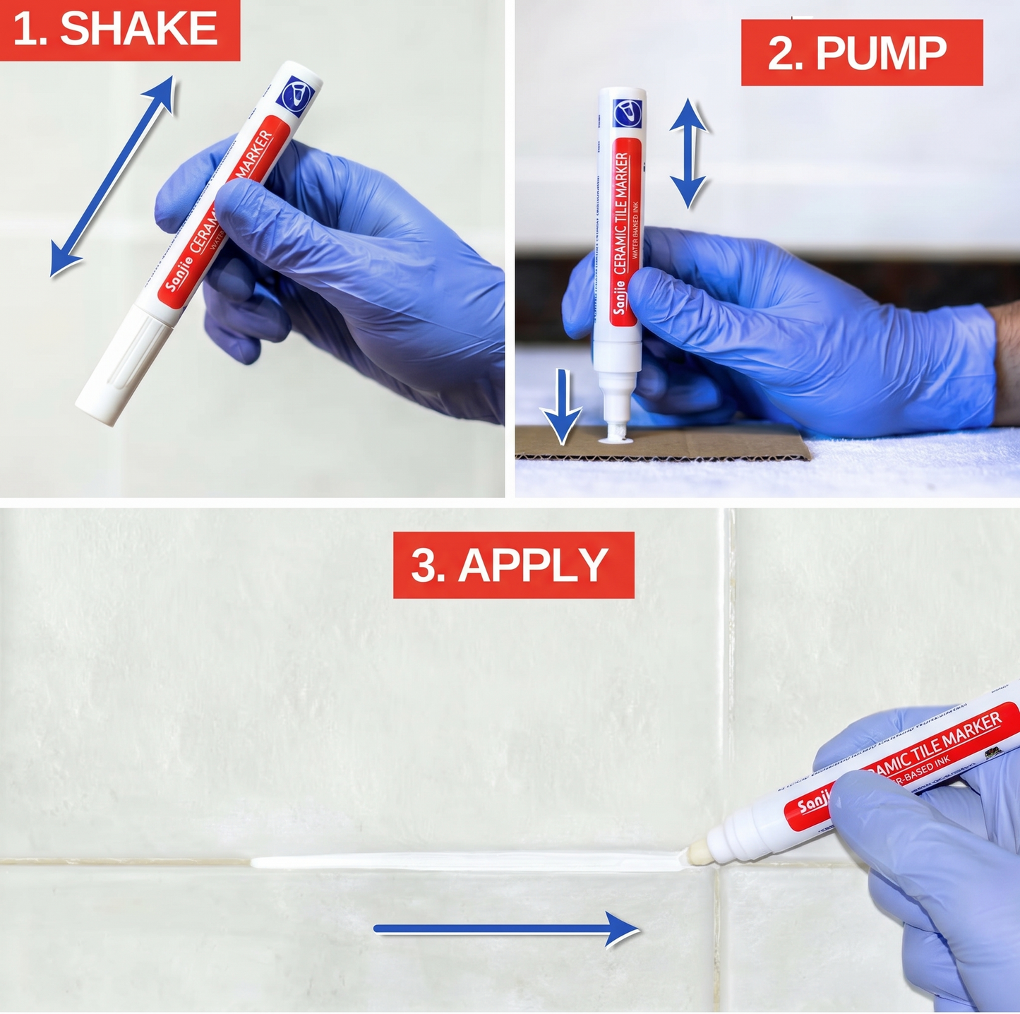 Tile Repair Pen + Free Replacement Tips