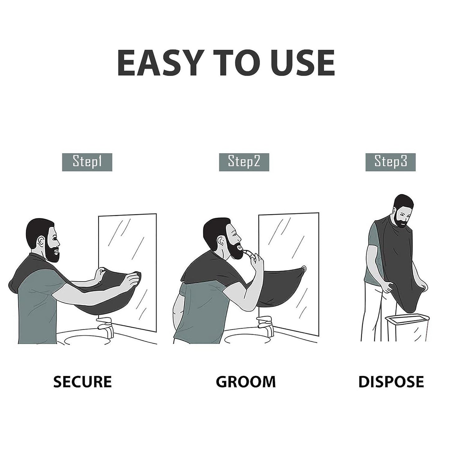 Men's Shaving Apron